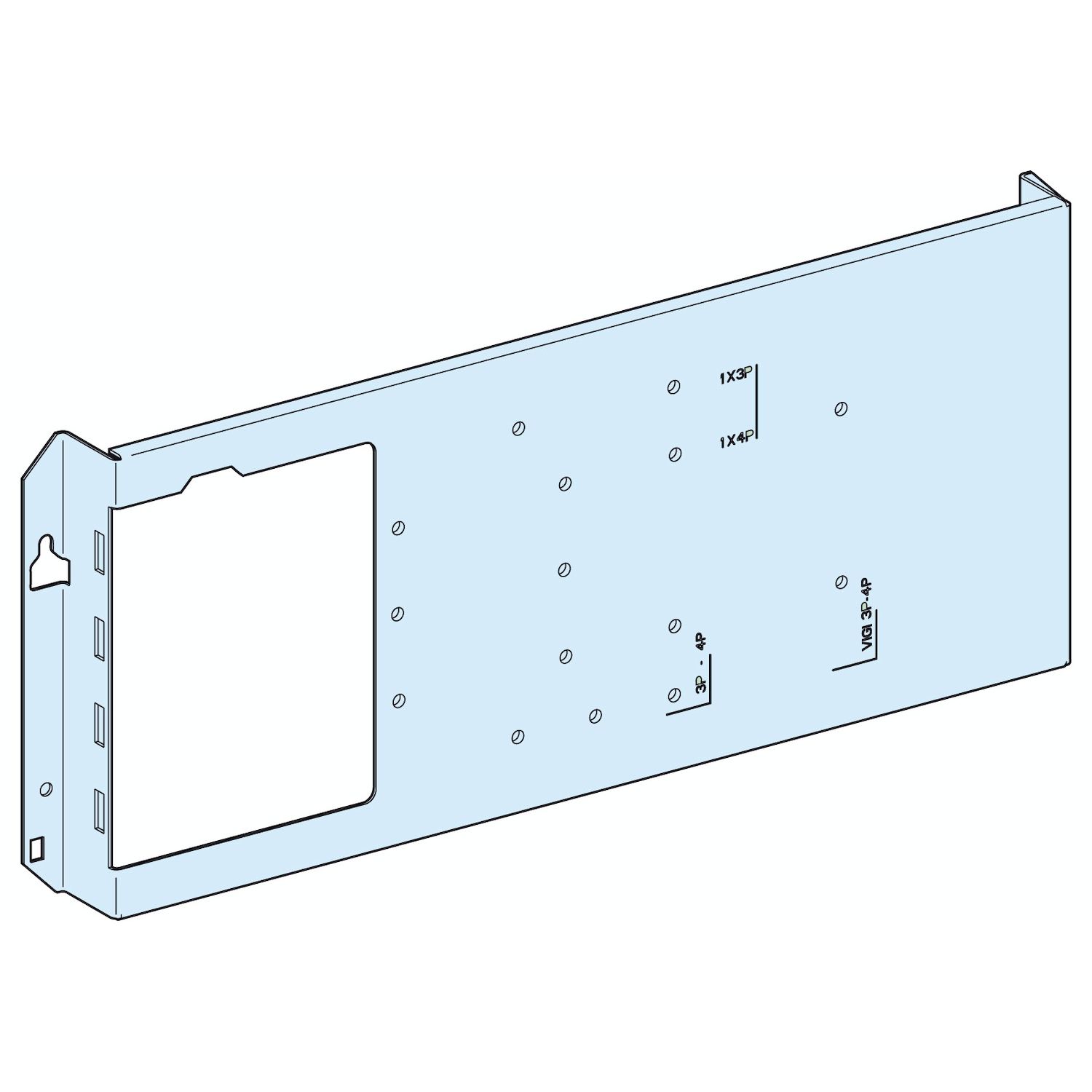 Schneider Electric Schneider Electric 03031 – MOUNTING PLATENSX/CVS/VIGI 250 HZ.FIX. ROT.HANDLE