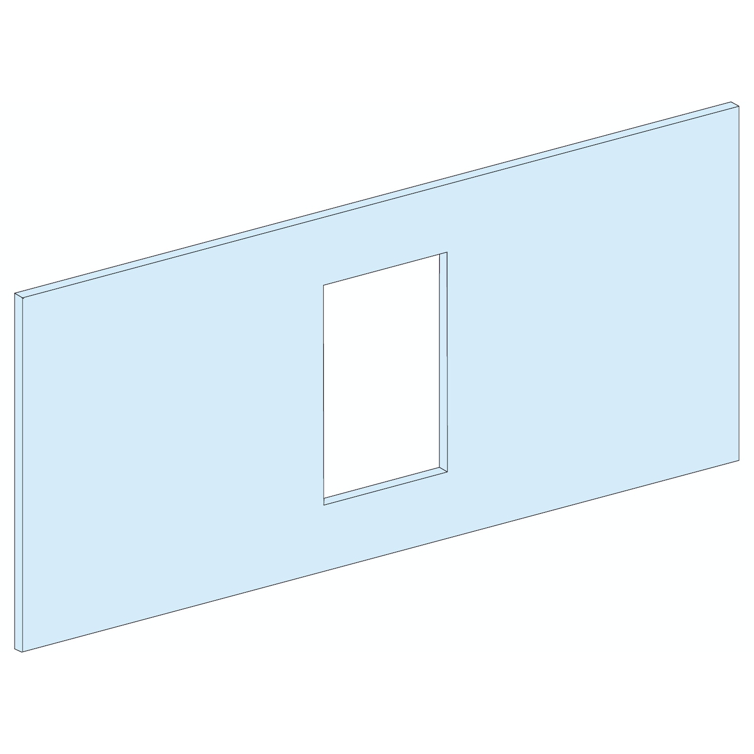 Schneider Electric Schneider Electric 03231 – FRONT PLATE INS-INV250 HORIZONTAL W600 4M