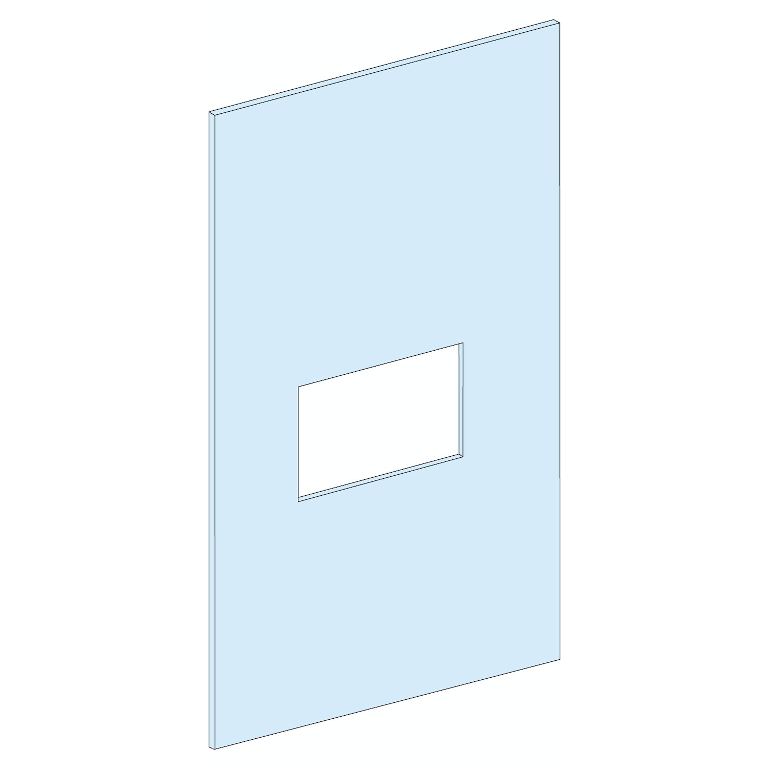 Schneider Electric Schneider Electric 03253 – FRONT PLATE NSX/CVS 250 VERTICAL FIXED TOGGLE/ROTARY HANDLE W300 9M