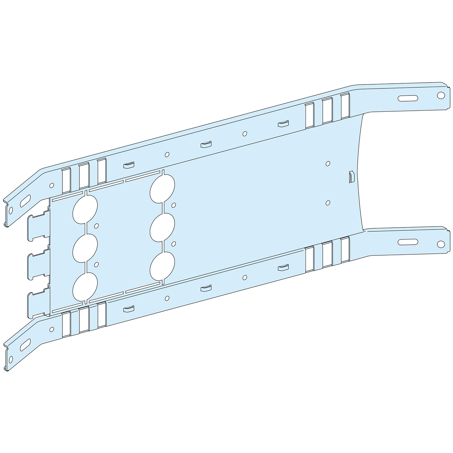 Schneider Electric Schneider Electric 03451 – MOUNTING PLATE VIGI NSX/CVS TOGGLE - 3P 630A HORIZONTAL WIDTH 650