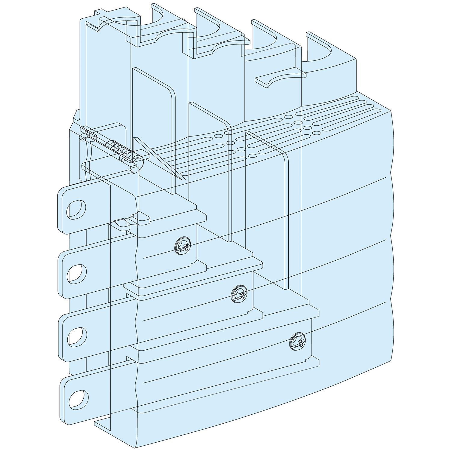 Schneider Electric Schneider Electric 04066 – INCOMER CONNECTION BLOCK NSX/INS/INV250 4P TOP