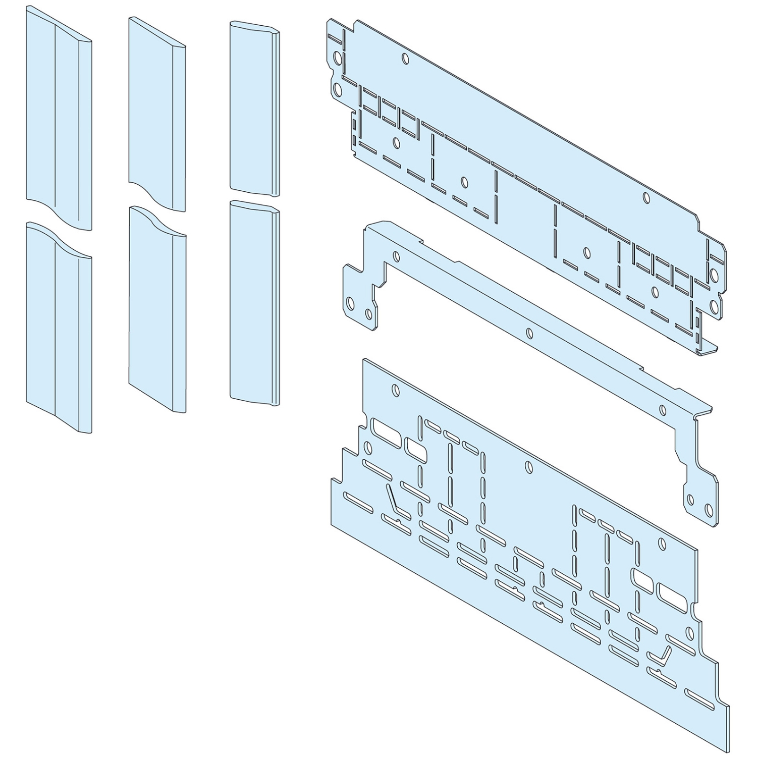 Schneider Electric Schneider Electric 04922 – Form 2 side barrier for lateral vertical busbars