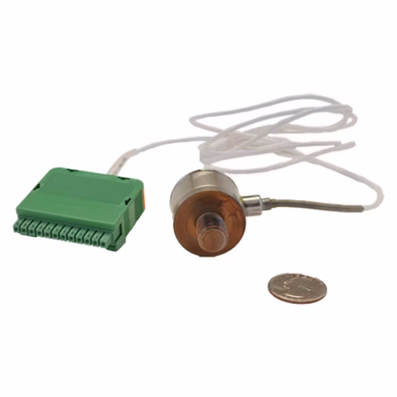 Honeywell Honeywell 060-1430-06 – Model 31 Load Cell: 100 lb, 15°C to 70°C [60°F to 160°F] temperature compensation, non-amplified (mV/V), Teflon® cable, 1.5 m [5 ft] cable length, radial…