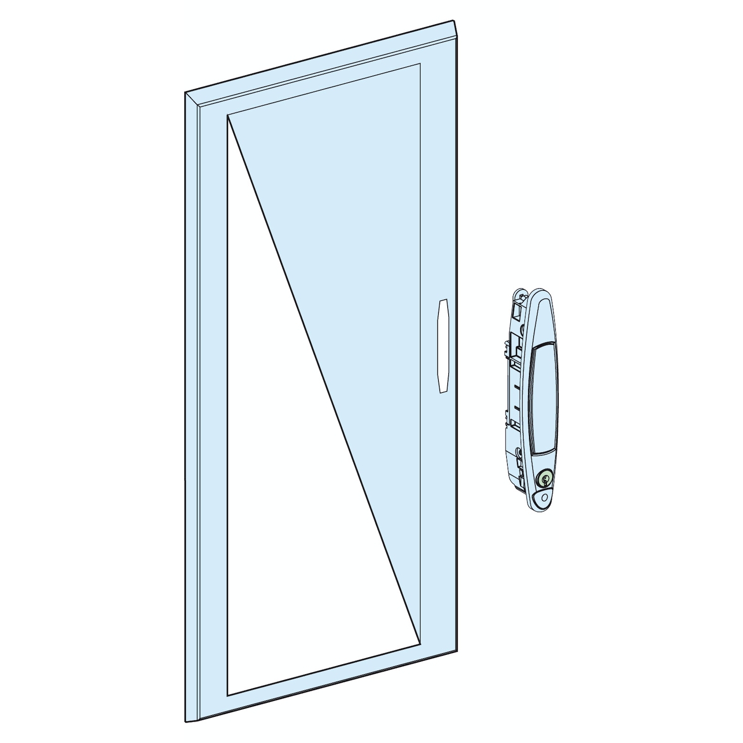 Schneider Electric Schneider Electric 08135 – TRANSPARENT DOOR W600 15M PRISMA G IP30