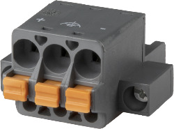 B&R B&R 0TB103.91 One-row 3-pin terminal block 0TB103.9x is used for the power supply.