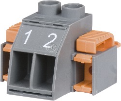 B&R B&R 0TB3102-7010 Accessory terminal block, 2-pin, screw clamp terminal block 6 mm²