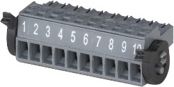 B&R B&R 0TB710.90 Accessory terminal block, 10-pin, screw clamp terminal block 1.5 mm²