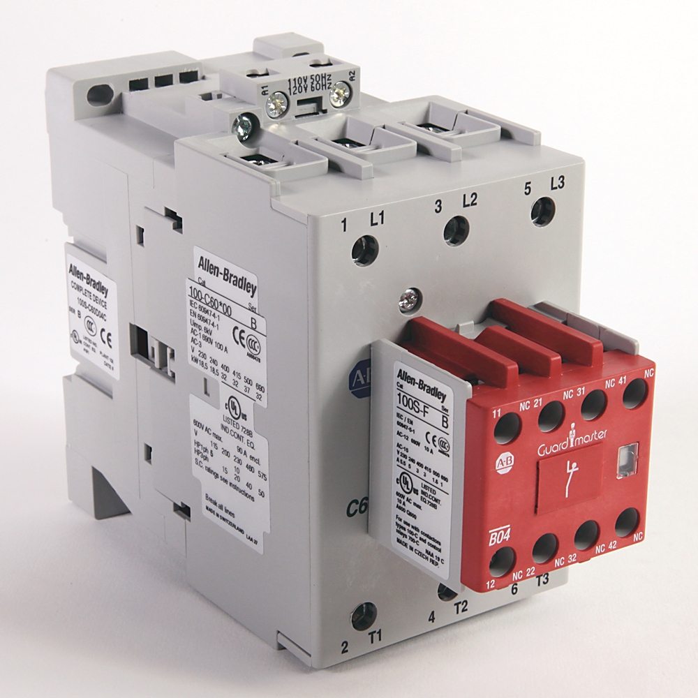 Allen-Bradley Allen-Bradley 100S-C60DJ04BC 60 A Safety Contactor