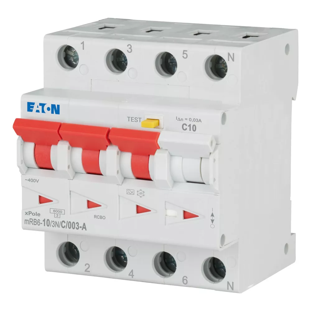 Eaton Eaton Moeller series xPole - mRB6 RCBO - residual-current circuit breaker with overcurrent protection