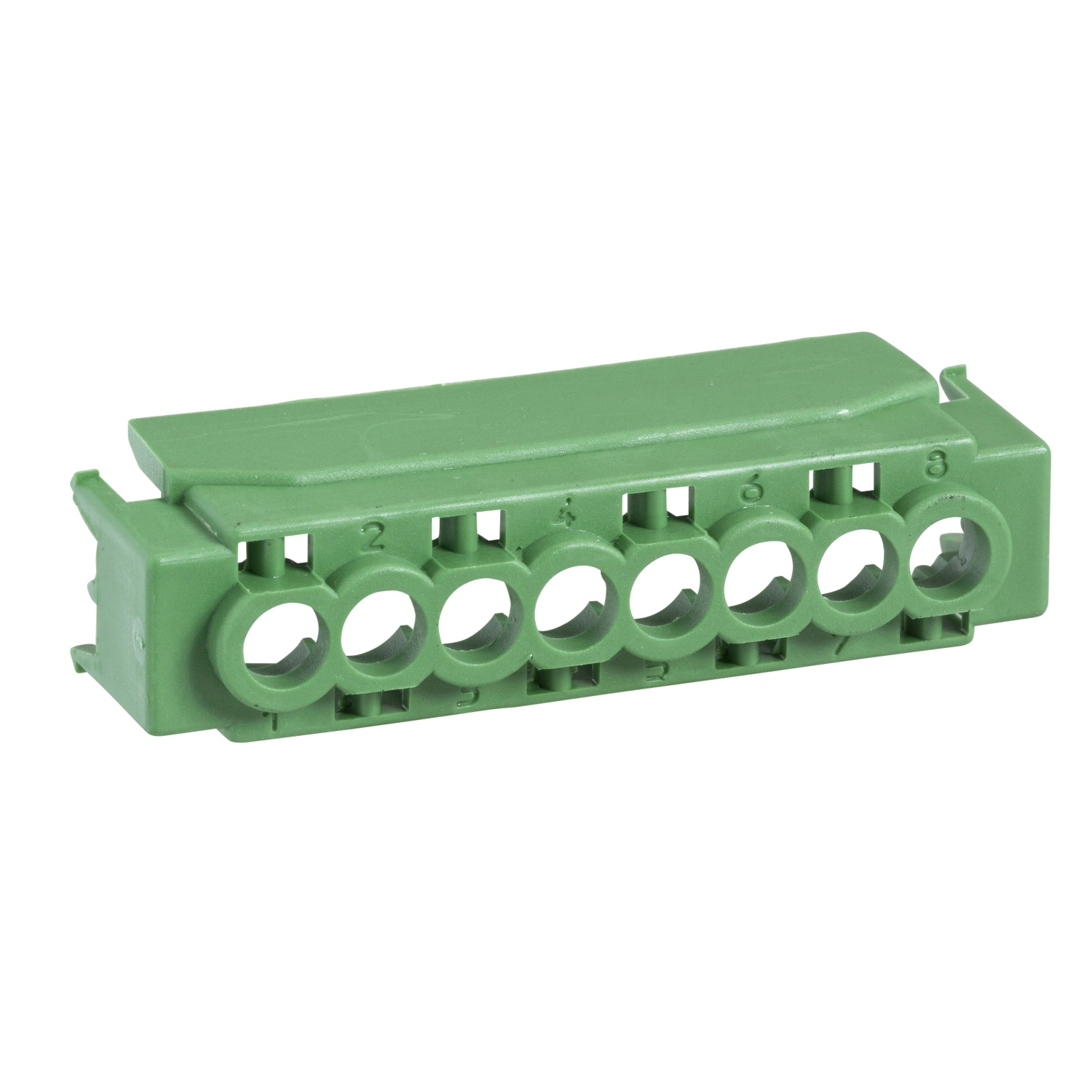 Schneider Electric Schneider Electric 13582 – Protective cover, Kaedra, for 8 holes terminal block, green