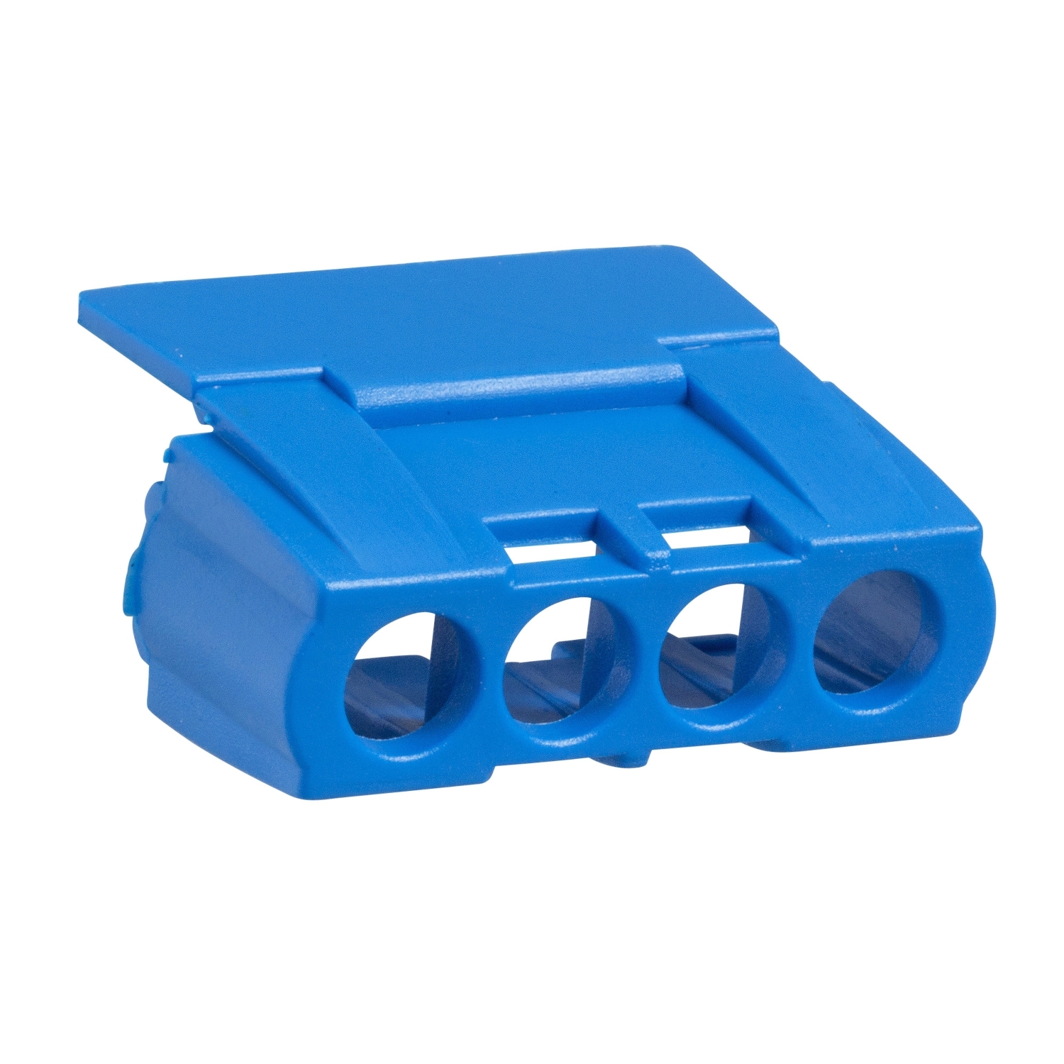Schneider Electric Schneider Electric 13589 – Protective cover, Kaedra, for 4 holes terminal block, blue