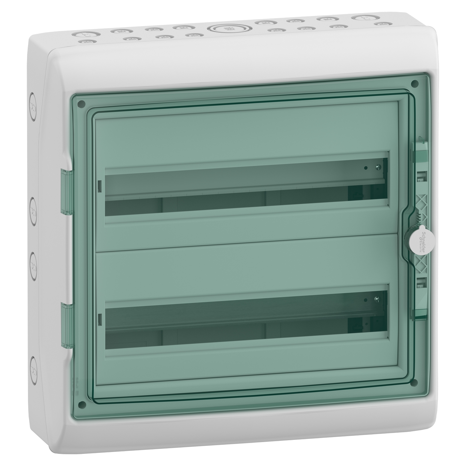 Schneider Electric Schneider Electric 13984 – Enclosure for modular device, Mureva Enclosure, 2x18 modules, earth terminal block