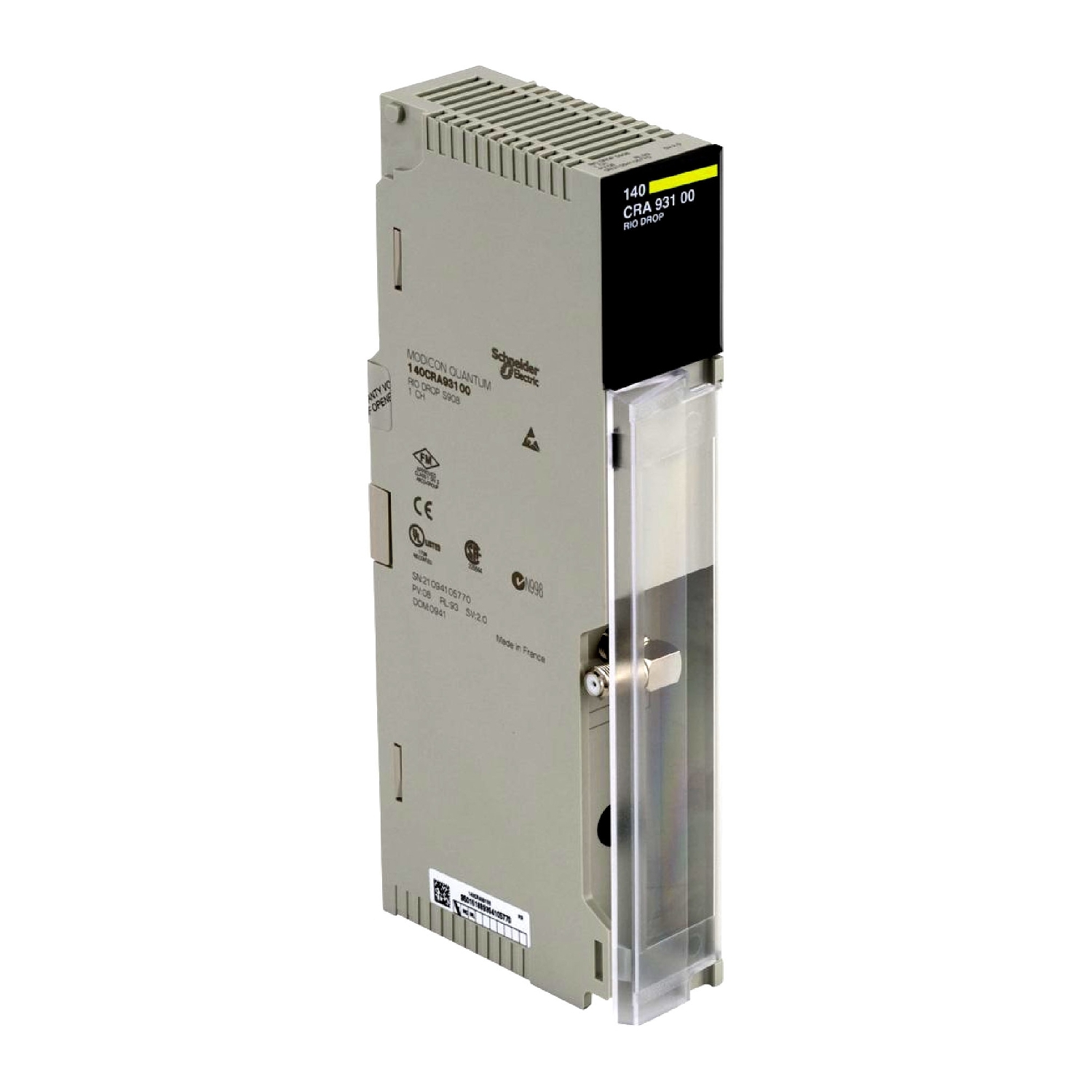 Schneider Electric Schneider Electric 140CRA93100 – RIO drop adaptor module Modicon Quantum - 1 connector with single cable
