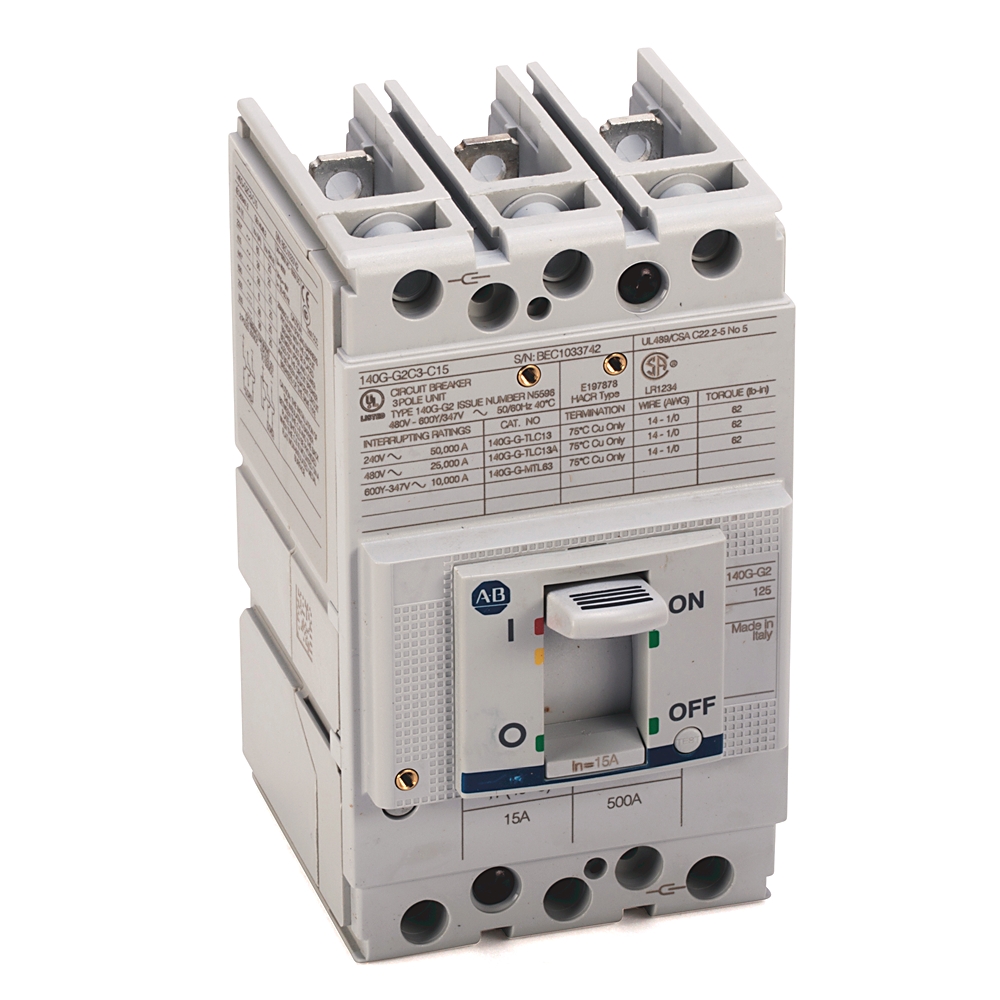 Allen-Bradley Allen-Bradley 140G-G2C3-C45 140G 125A Frame Molded Case Ckt-Bkr
