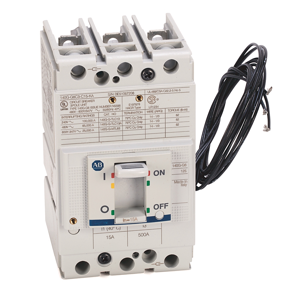 Allen-Bradley Allen-Bradley 140G-G6C3-C32-MT 140G 125A G Frame Molded Case Ckt-Bkr