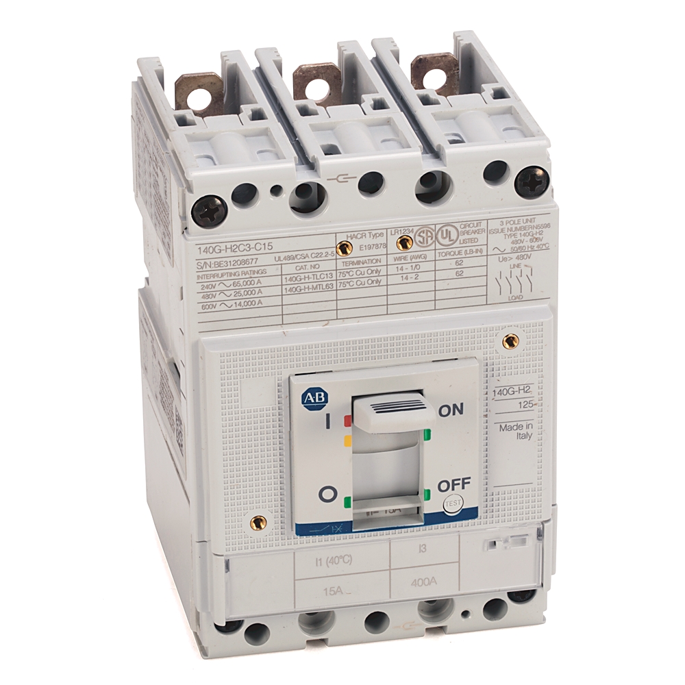 Allen-Bradley Allen-Bradley 140G-H2C3-C40 140G 125A Frame Molded Case Ckt-Bkr