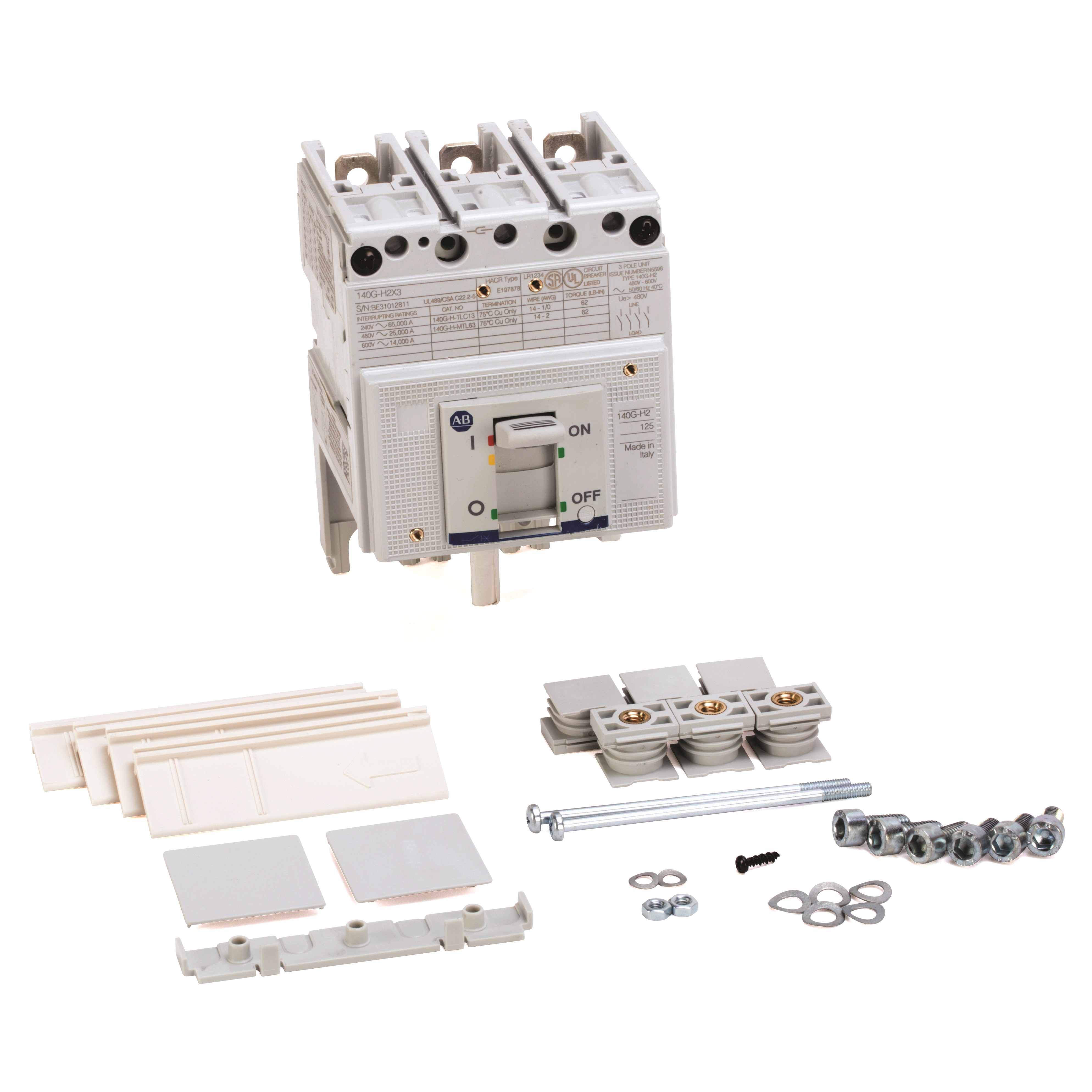 Allen-Bradley Allen-Bradley 140G-H2F3-C80-KA 140G/140G2 Molded Case Circuit Breakers, Molded Case Switch & Molded Case Switch Disconnector