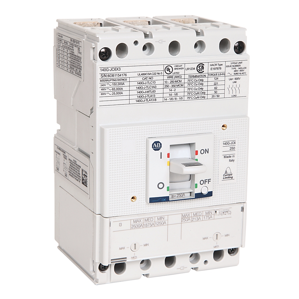 Allen-Bradley Allen-Bradley 140G-JC6F3-D25 Molded Case Ckt-Bkr