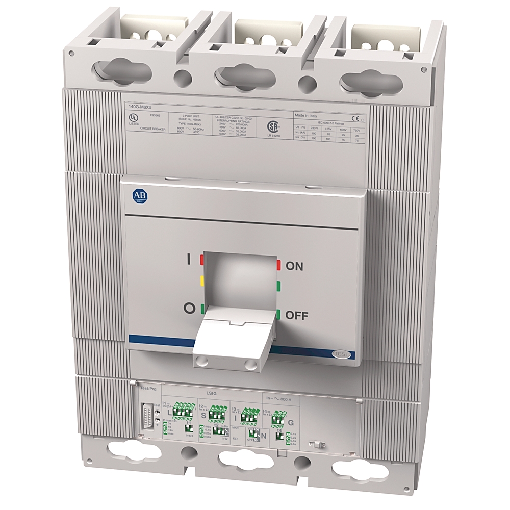 Allen-Bradley Allen-Bradley 140G-M0I3-D63 140G 630A Frame Molded Case Ckt-Bkr