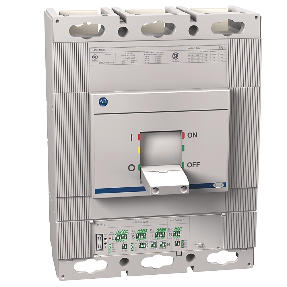 Allen-Bradley Allen-Bradley 140G-M0K3-D63 140G 630A Frame Molded Case Ckt-Bkr