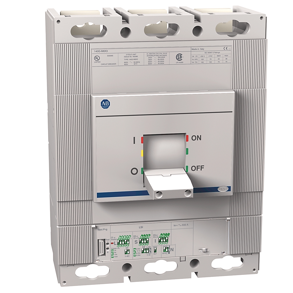 Allen-Bradley Allen-Bradley 140G-M6H4-D63 140G 630A Frame Molded Case Ckt-Bkr