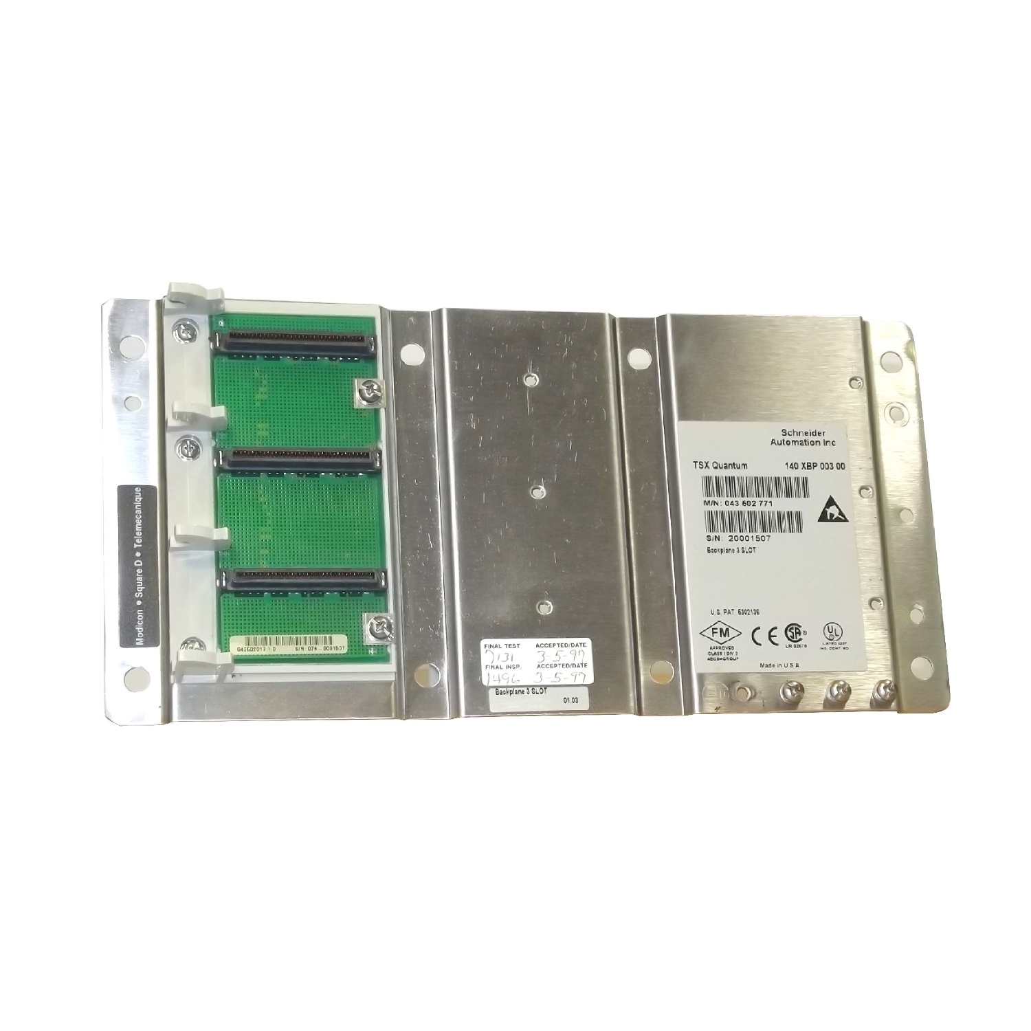 Schneider Electric Schneider Electric 140XBP00300 – Modicon Quantum - racks backplanes - 2 slots