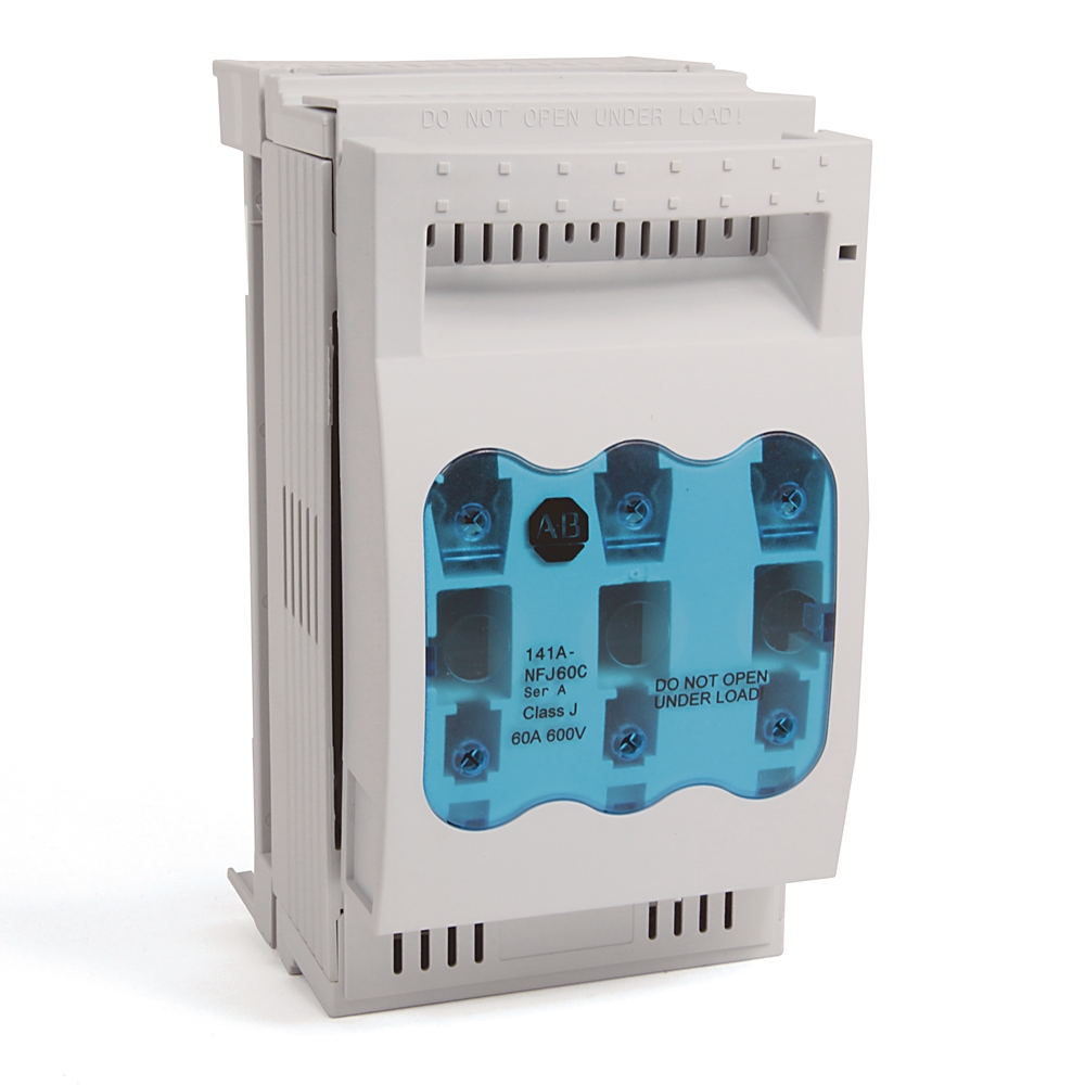 Allen-Bradley Allen-Bradley 141A-NFJ60C MCS Class J 60 A 600V Bus Bar Fuse Base