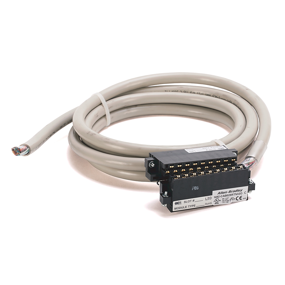 Allen-Bradley Allen-Bradley 1492-CAB025RTN32O Digital Cable Connection Products
