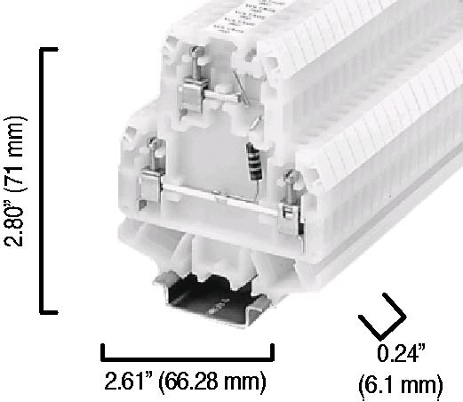 Allen-Bradley Allen-Bradley 1492-HM2V24 1492-H Finger-Safe Terminal Blocks