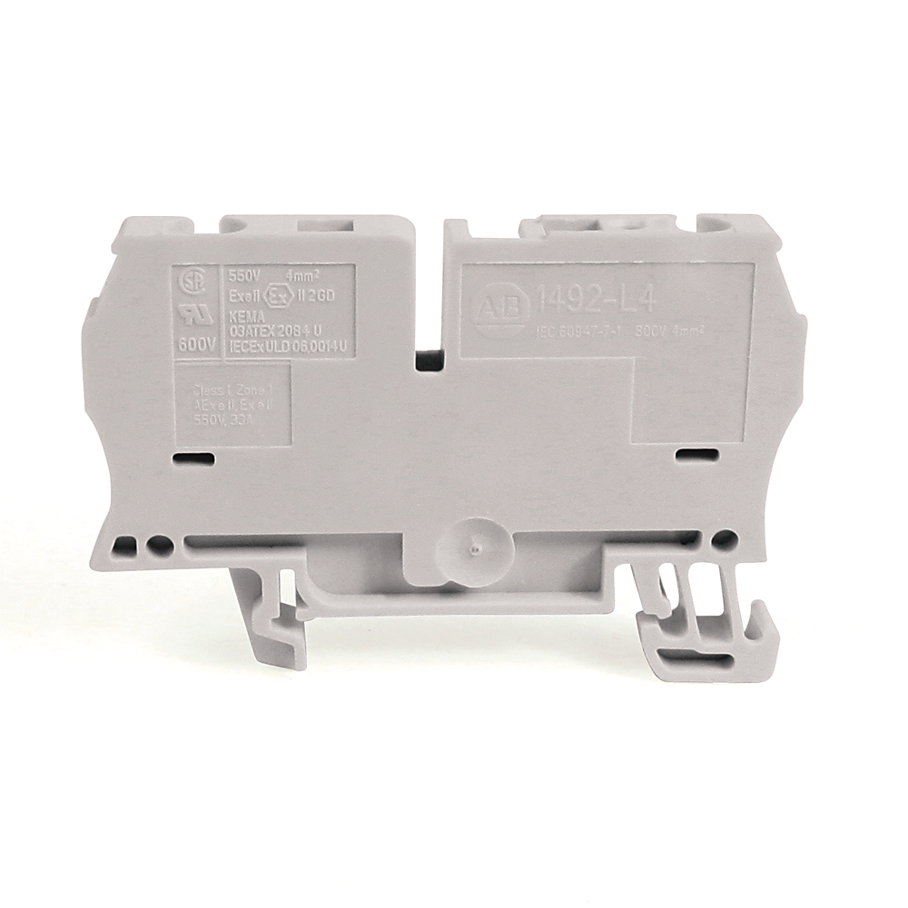 Allen-Bradley Allen-Bradley 1492-L4-W IEC Term Blck 6.1x62x35.7mm Spr Clp