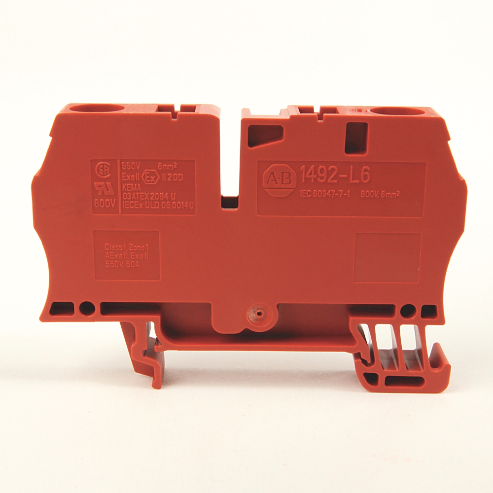 Allen-Bradley Allen-Bradley 1492-L6-RE IEC Term Blck 8.1x65x38mm Spr Clp