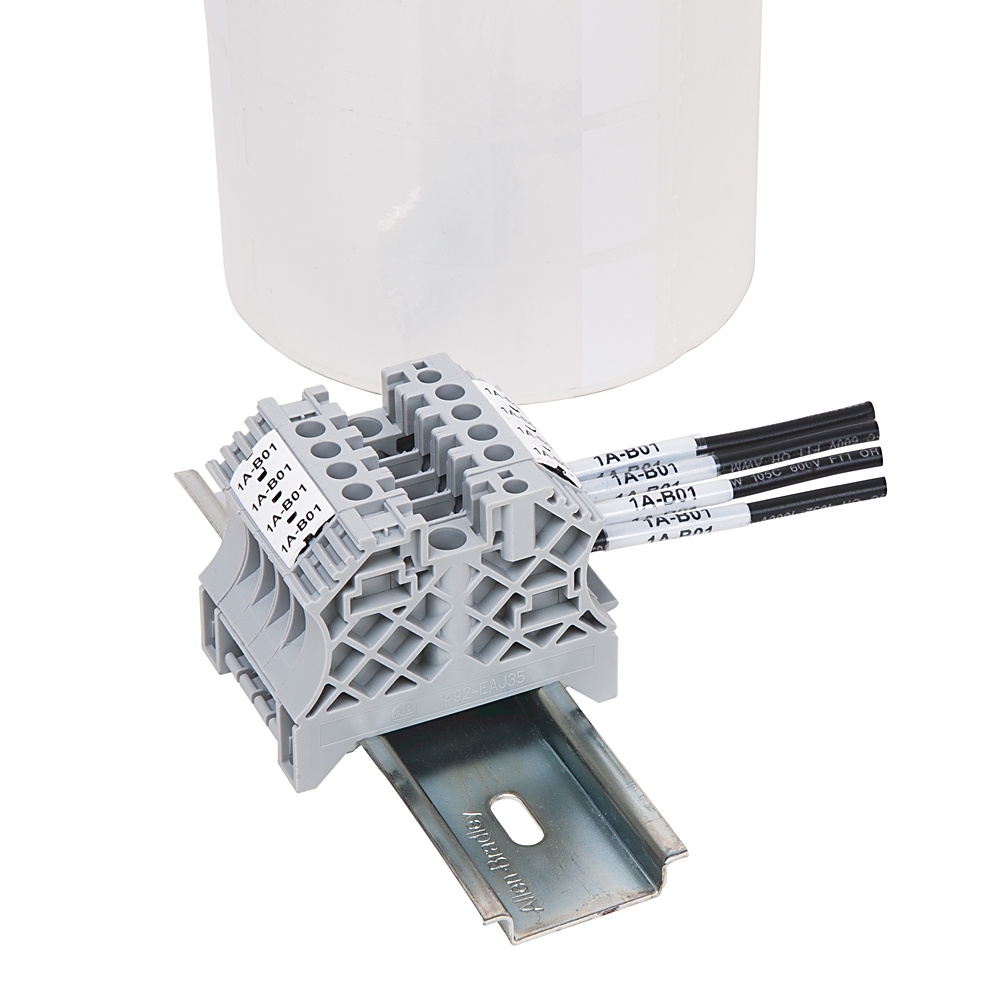 Allen-Bradley Allen-Bradley 1492-MTWOV25X57 Wrap Around Wire Marker, 25 x 57 mm