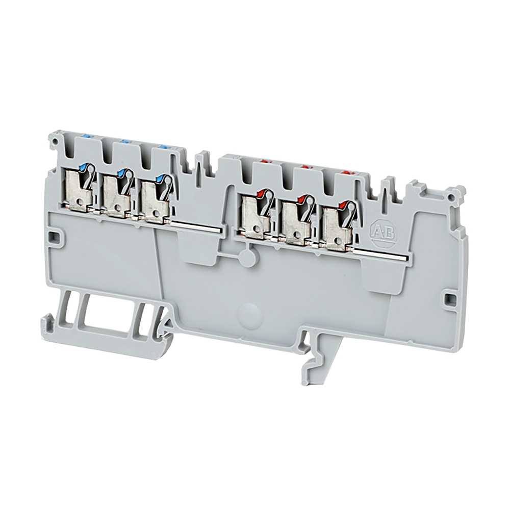 Allen-Bradley Allen-Bradley 1492-P6PD2E-3B3RE IEC Feed-Through Push-in Terminal Block