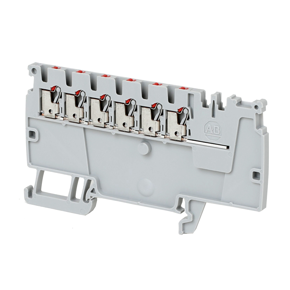 Allen-Bradley Allen-Bradley 1492-P6PD2E-6RE IEC Feed-Through Push-in Terminal Block
