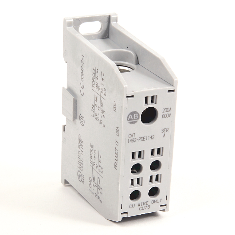 Allen-Bradley Allen-Bradley 1492-PDE1142 200 A Enclosed Power Distribution Block