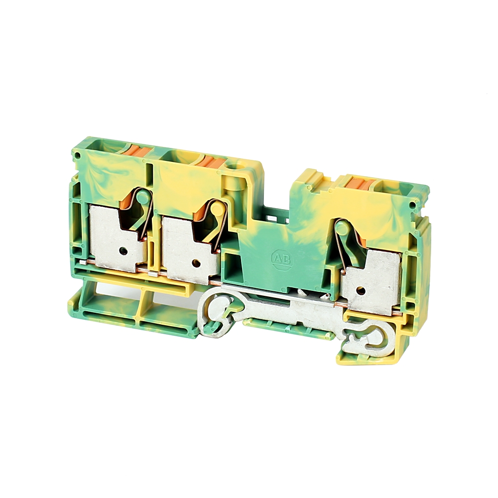 Allen-Bradley Allen-Bradley 1492-PG10T IEC Ground Push-in Terminal Block