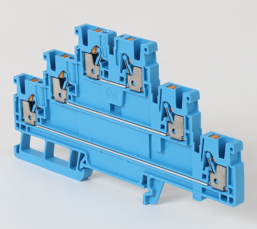 Allen-Bradley Allen-Bradley 1492-PT3-B 1492-P Push-in Terminal Blocks