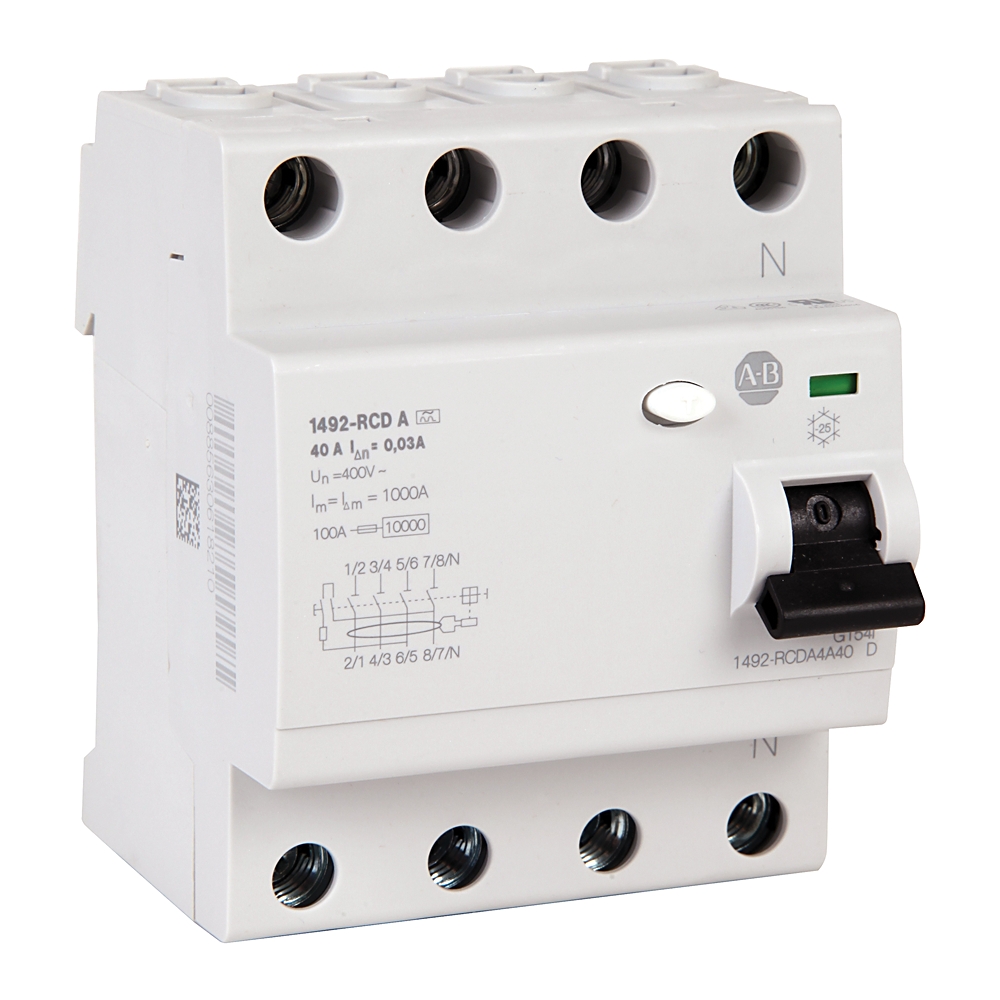 Allen-Bradley Allen-Bradley 1492-RCDA4C80 Residual Current Device 80 A