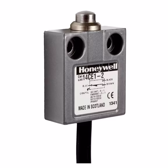 Honeywell Honeywell 14CE2-1 – MICRO SWITCH 14CE Series Compact Precision Limit Switches, Top Roller Plunger, 1NC 1NO SPDT Snap Action, 1 m Cable