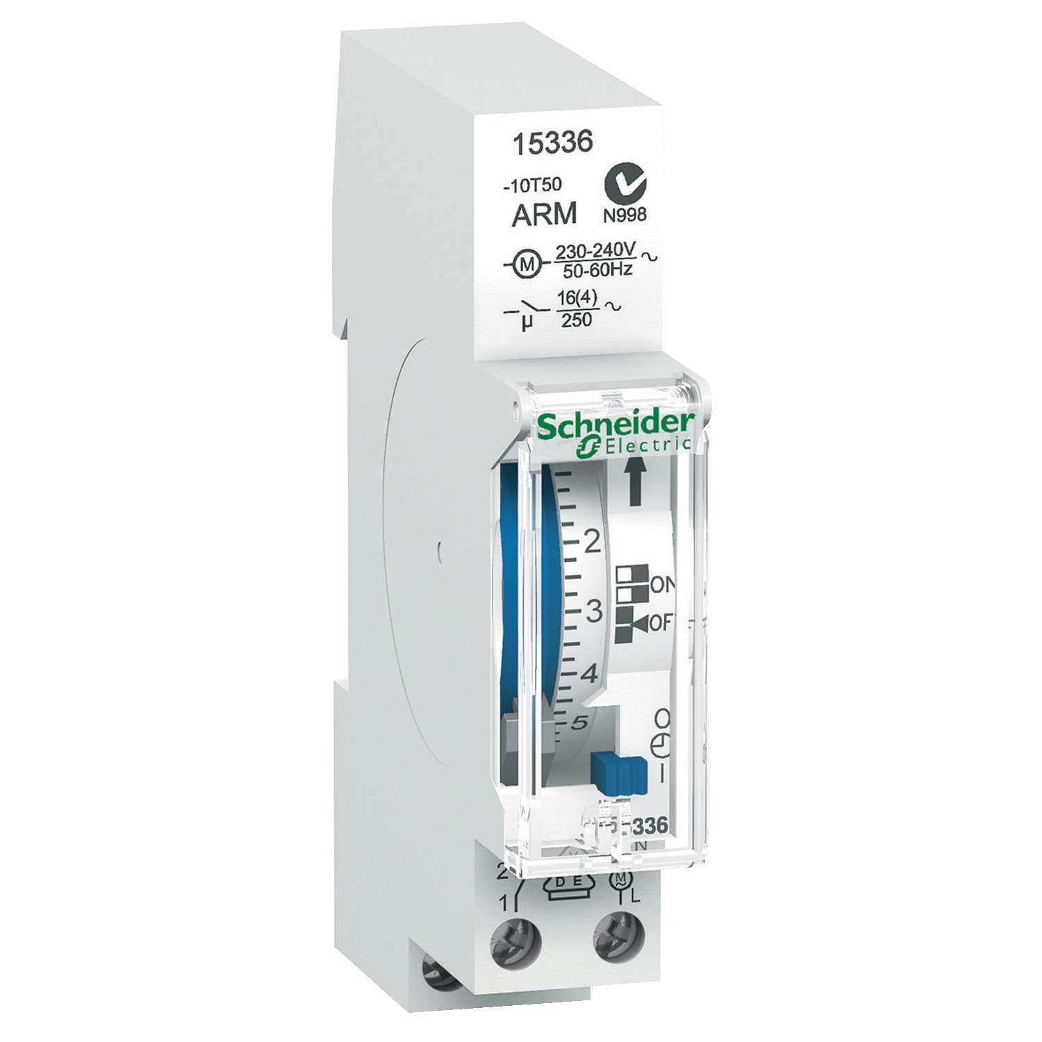 Schneider Electric Schneider Electric 15336 – Acti9 - IH - mechanical time switch - 24 h - 150 h memory
