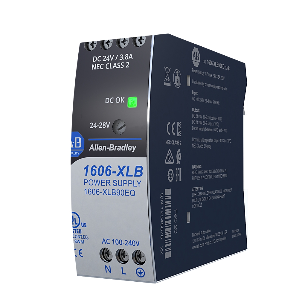 Allen-Bradley Allen-Bradley 1606-XLB90E XLB Power Supply 90W 24VDC 3.8A