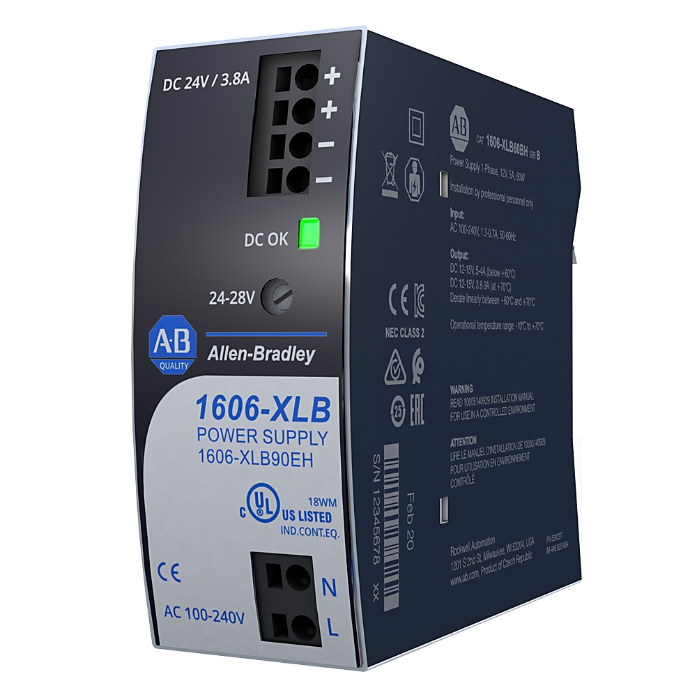 Allen-Bradley Allen-Bradley 1606-XLB90EH XLB Power Supply 90W 24VDC 3.8A