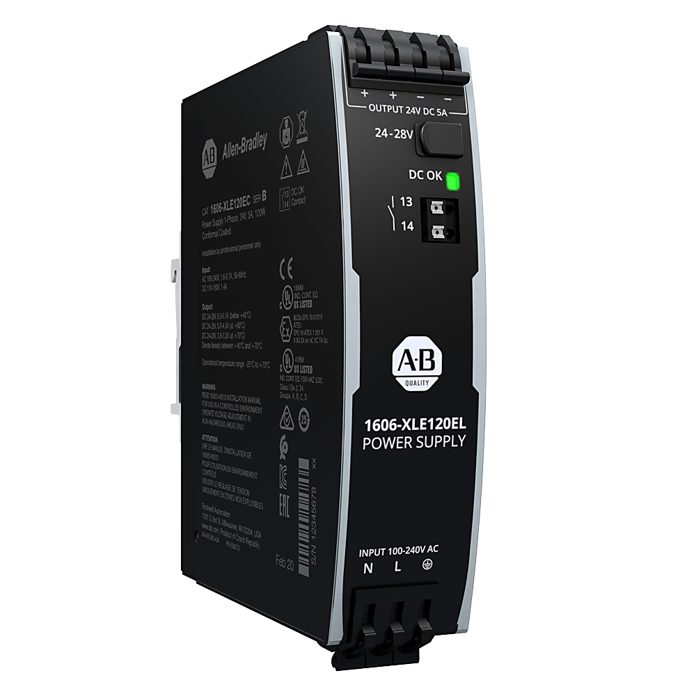 Allen-Bradley Allen-Bradley 1606-XLE120EL XLE Power Supply 120W 24VDC 5A