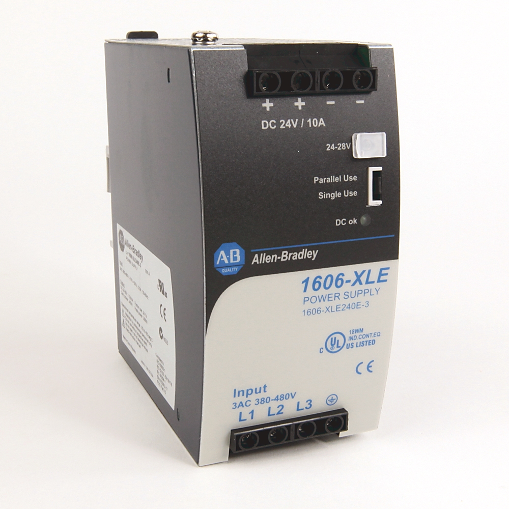 Allen-Bradley Allen-Bradley 1606-XLE240E-3 480VAC Input 24VDC Out 10A Power Supply