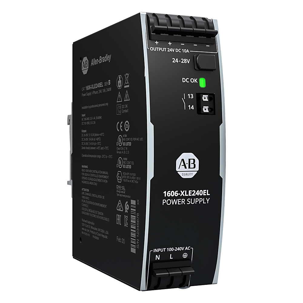 Allen-Bradley Allen-Bradley 1606-XLE240EL XLE Power Supply 240W 24VDC 10A