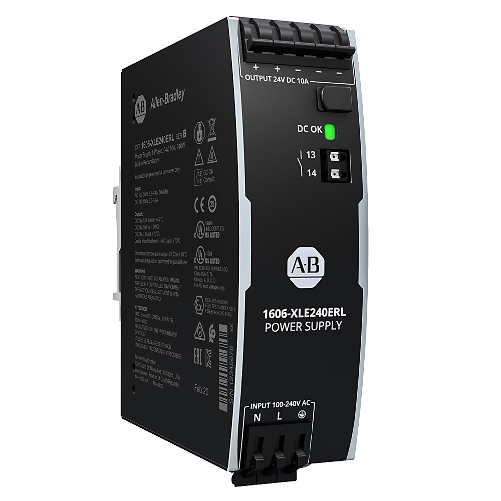 Allen-Bradley Allen-Bradley 1606-XLE240ERL XLE Redundant Power Supply 240W 24VDC