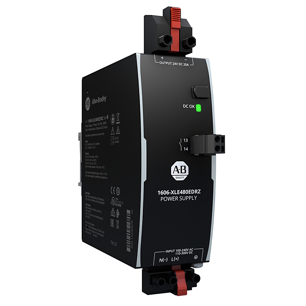 Allen-Bradley Allen-Bradley 1606-XLE480EDRZ XLE Power Supply 480W 24VDC 20A