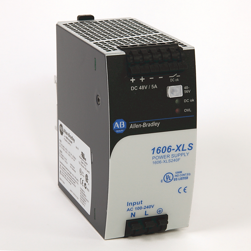 Allen-Bradley Allen-Bradley 1606-XLS240F AC or DC Input 48 to 56VDC Out 240W PS