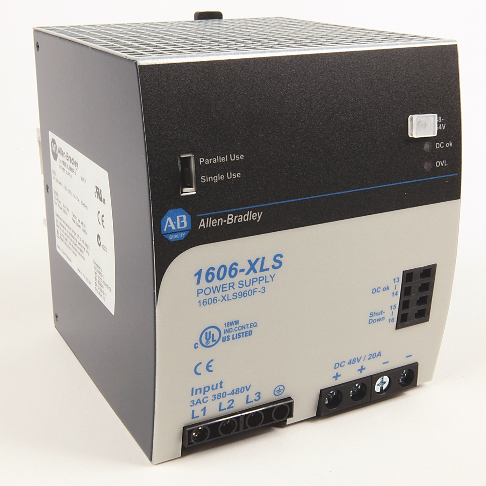 Allen-Bradley Allen-Bradley 1606-XLS960F-3 XLS Power Supply 960W 48VDC 20A