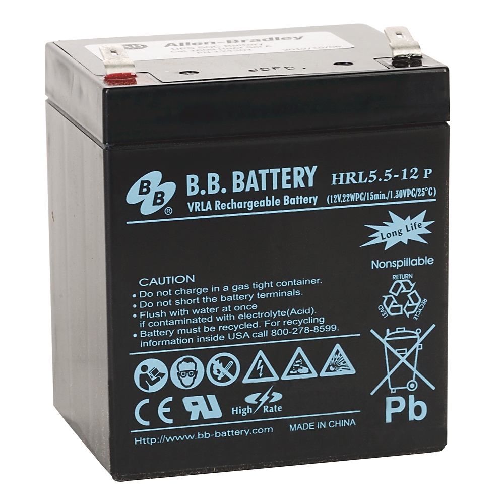 Allen-Bradley Allen-Bradley 1609-HBAT Bul 1609 UPS High Temp 12VDC Battery